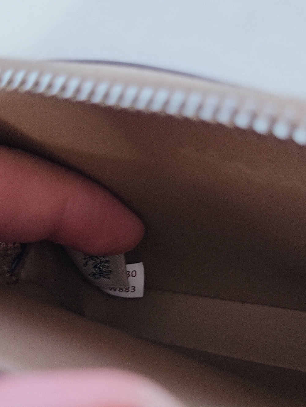 Coach Tan Signature Card Case with Zip - Picture 6 of 9
